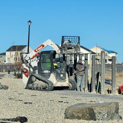 04 Concrete Panel Posts Sterling Ridge