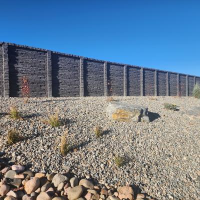 24 Miles Concrete Fence Installed Black Forest