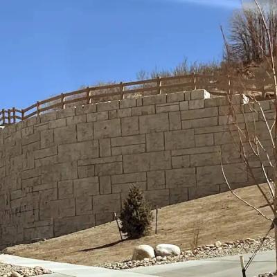 Concrete Block Retaining Wall9x6
