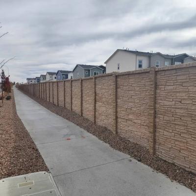 45 Concrete Fence Selby Subdivision Security Co